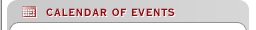 Calendar of Events