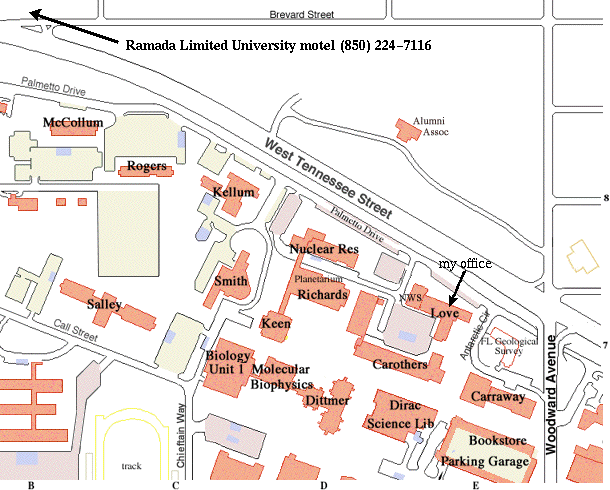 [Campus Map Section]