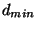 $d_{min}$